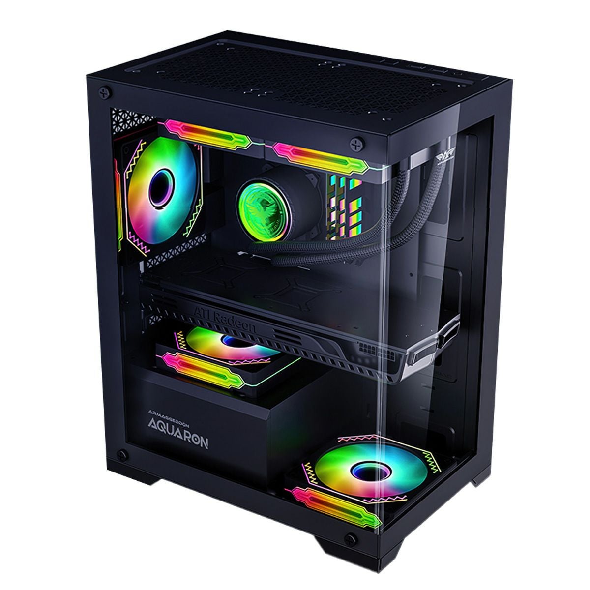 PCケース Micro-ATX ITX 対応 ミドルタワー 小型 コンパクト 静音